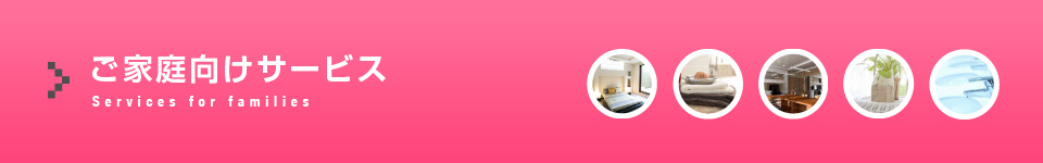 ご家庭向けサービス